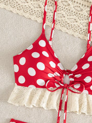 Retro Polka Dot Bikini Set