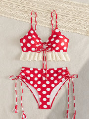 Retro Polka Dot Bikini Set
