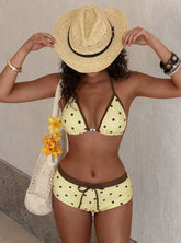 Swimwears Polka Dot 2-Piece Bikini Short Set