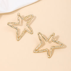 Cutout Starfish Earrings