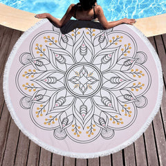 Round Beach Towel