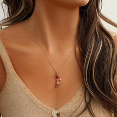 Set Auger Seahorse Sea Necklace