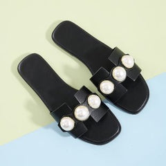 Pearl Flat Slippers