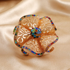 Openwork Flower Ring