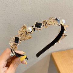 Vintage Diamond Crystal Baroque Headband