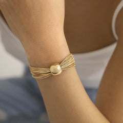 Round Necklace and Bracelet