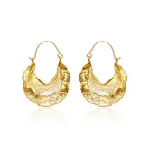 Flaxmaker Droplet Metal Drop Earrings