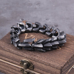 Black Ouroboros Stainless Steel Bracelets