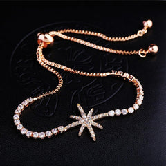 Bracelet Trendy Crystal Star Simple Elegant Adjustable Bracelet