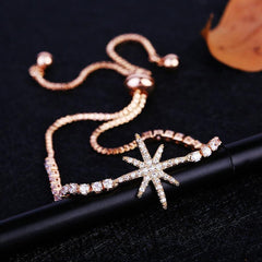 Bracelet Trendy Crystal Star Simple Elegant Adjustable Bracelet