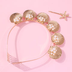 Alloy Shell Hair Accessories
