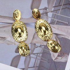 Personality Ellipse Earrings