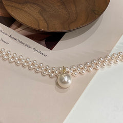 Three Row Pearl Necklace