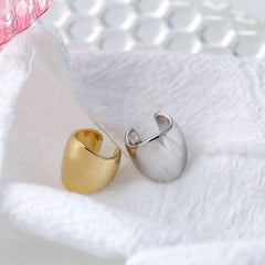 Earring Simple Metal Ear clip Minimalist Copper Geometric YOS0250