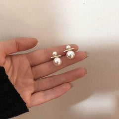 Earrings Simple Pearl Korean