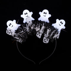 New Halloween Pumpkin Ghost Face Headband