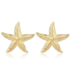 Simple Starfish Earrings