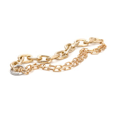 Simple Metal Stitching Necklace