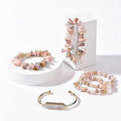 Natural Stone Bracelets Set