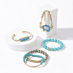 Natural Stone Bracelets Set