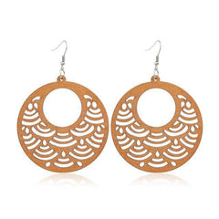 Geometric Big Dangle Earrings