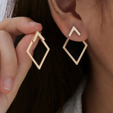 Double-Layer Combination Design Earrings