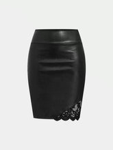 Buttock Lace Zipper Skirt