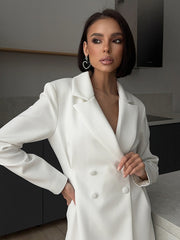 Sweet And Edgy Style Suit Dress