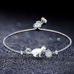Cat and Ball Bracelet