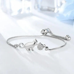 Cat and Ball Bracelet