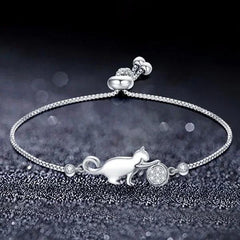 Cat and Ball Bracelet