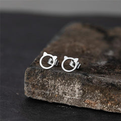 Stainless Steel Mini Animal Cartoon Earrings