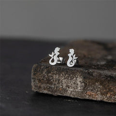 Stainless Steel Mini Animal Cartoon Earrings