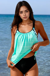 print Tankini swimwear two-piece beach vacation swimsuits Cross-Border Brief beachwear Elegant Female fashion bikini sets
