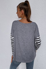 Casual Printed Long-Sleeved T-Shirt