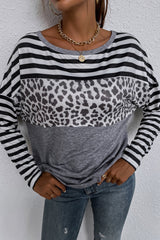 Casual Printed Long-Sleeved T-Shirt