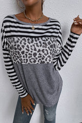 Casual Printed Long-Sleeved T-Shirt