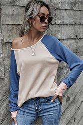 Patchwork Crew Neck T-shirt