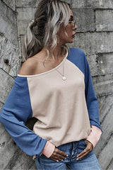 Patchwork Crew Neck T-shirt