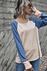 Patchwork Crew Neck T-shirt