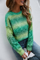 Rainbow Striped Pullover