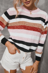 Patchwork Fleece Sweater