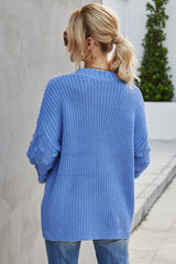 Large Size Loose Long-Sleeved Knitted Pullover