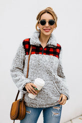 Plaid Pocket Plush Top