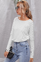 Round Neck Striped T-shirt