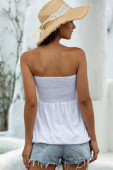 Loose Hem Off-the-shoulder Tube Top