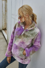 Tie-dyed Plush Top
