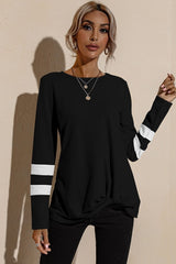 Round Neck Long Sleeve Bottoming Shirt