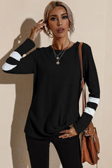 Round Neck Long Sleeve Bottoming Shirt
