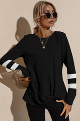 Round Neck Long Sleeve Bottoming Shirt